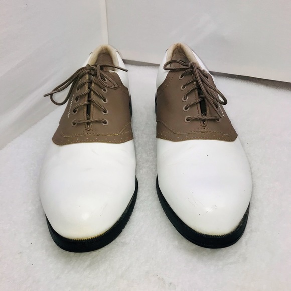 Muredale Leather Vintage Men’s Golf Saddle Shoes Cleats - Picture 7 of 15